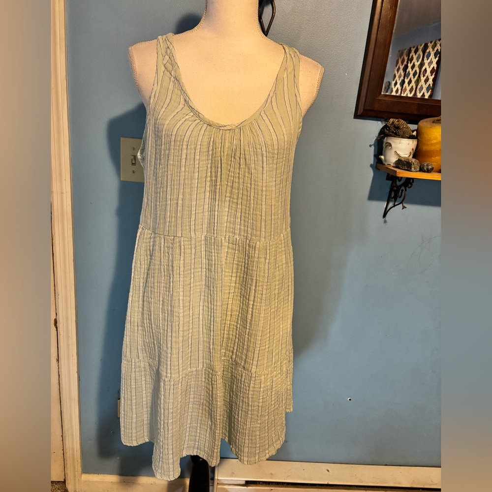 Universal Thread, Green Striped, Tank Dreds
